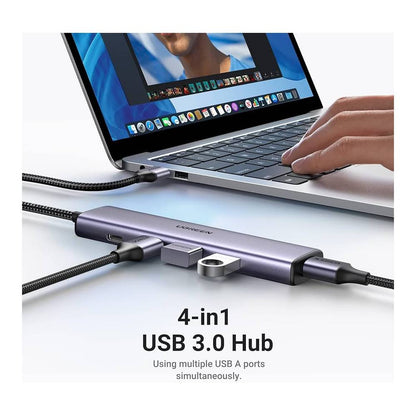 UGREEN USB 3.0 4-Port Hub with USB-C PD Port