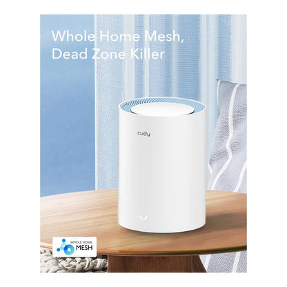 CUDY AC1200 Gigabit Whole Wi-fi Mesh System White - M1200