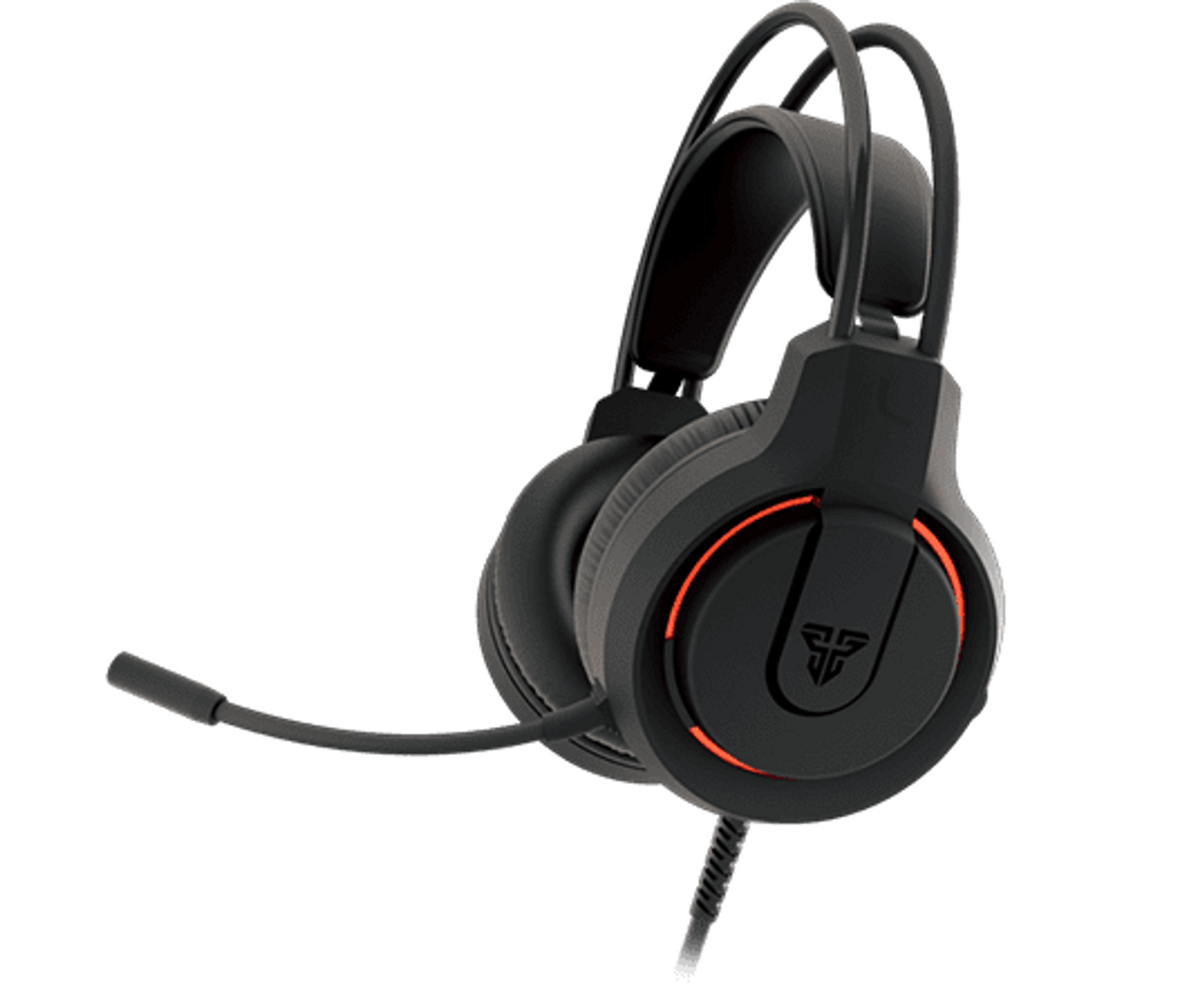 Fantech HQ53 FLASH Gaming Headset with LED Red Illumination and Crystal Clear Audio | BLACK