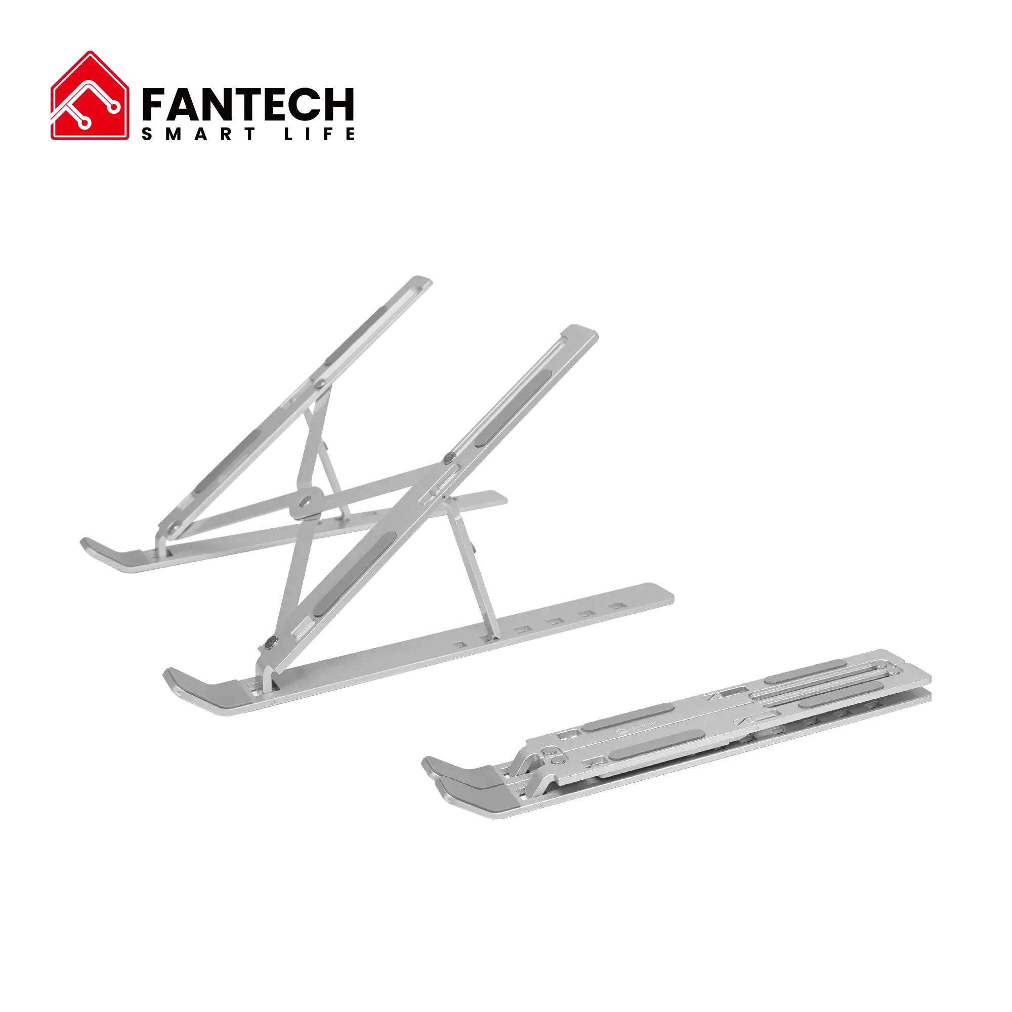 FANTECH NS11 Portable Aluminum Laptop Stand – Adjustable Height & Angle, Fits Up to 15.6" Laptops, Free Pouch Included