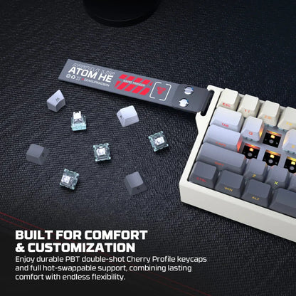 FANTECH ATOM Pro HE68 MK922, High Precision Magnetic Switch Keyboard