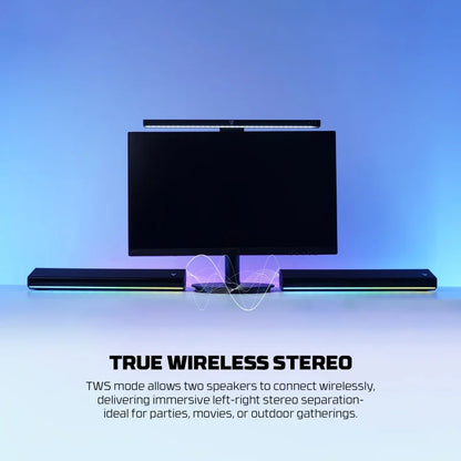 FANTECH BS162 GROOVE BAR PRO , 4-Mode Connectivity Speaker with Powerful Sound, and RGB Lights