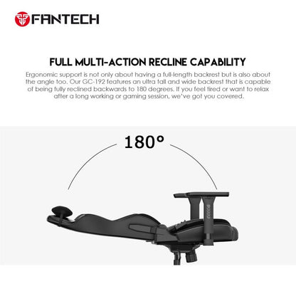 FANTECH GC192 Ledare Gaming Chair - GREY
