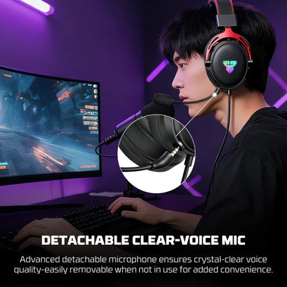 FANTECH HG31 CRUZE Immersive Cinematic USB Gaming Headset with 7.1 Virtual Surround, RGB Lighting