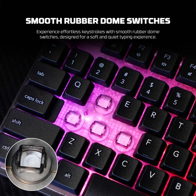Fantech K515S SHIKARI S, RGB Lighting, Wired Gaming Keyboard