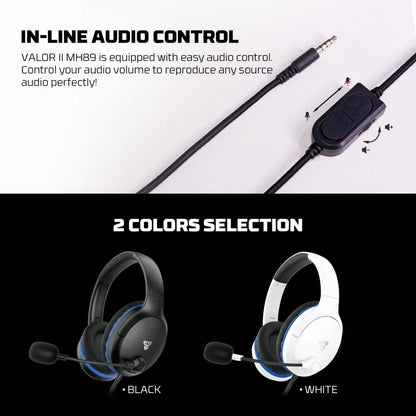 Fantech MH89 VALOR Premium Gaming & Audio Headset | WHITE