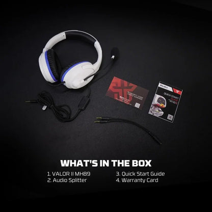 Fantech MH89 VALOR Premium Gaming & Audio Headset | WHITE