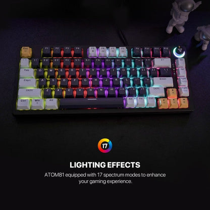 Fantech MIZU Edition MK875V2 - ATOM81, Wired Mechanical Keyboard SKY BLUE