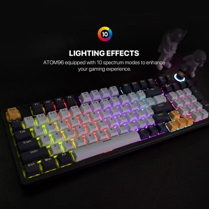 Fantech MIZU Edition MK890V2 - ATOM96, Wired Mechanical Keyboard Sky Blue