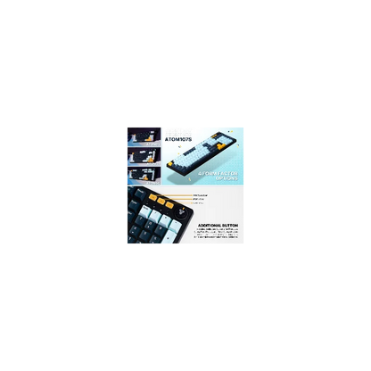 Fantech MIZU Edition MK893S - ATOM107S, Wired Mechanical Keyboard Sky  Blue