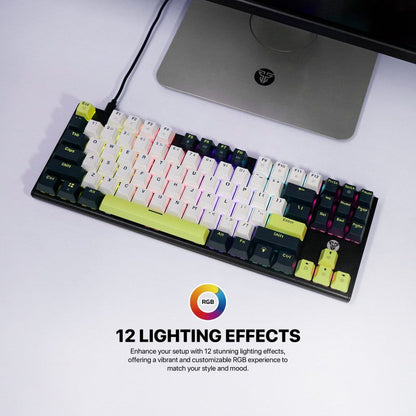 Fantech MORI Edition MK877S - ATOM87S, Wired Mechanical Keyboard Blue