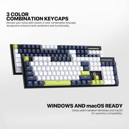 Fantech MORI Edition MK878S - ATOM104S, Wired Mechanical Keyboard BLUE