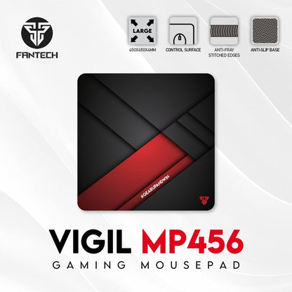 Fantech MP456 VIGIL MOUSE PAD- Large Size: 45cmx45cmx0.4cm
