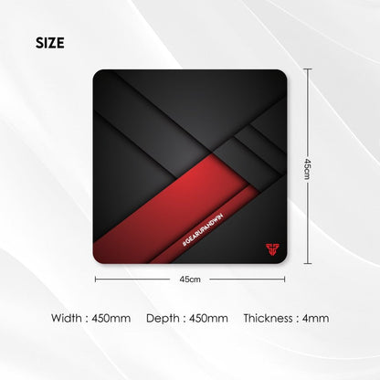 Fantech MP456 VIGIL MOUSE PAD- Large Size: 45cmx45cmx0.4cm