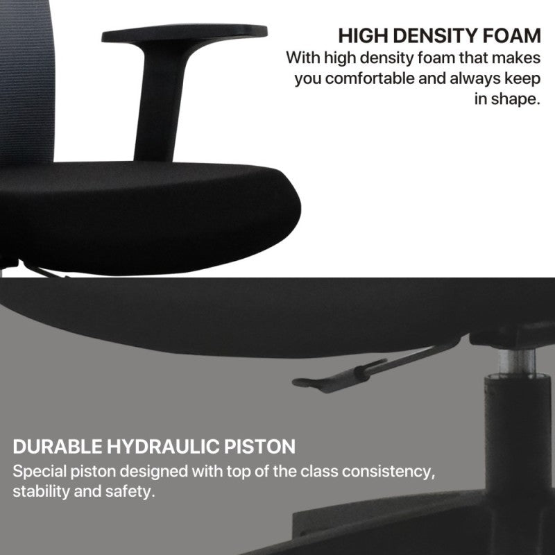 FANTECH OC-A258 Office Chair -BLACK