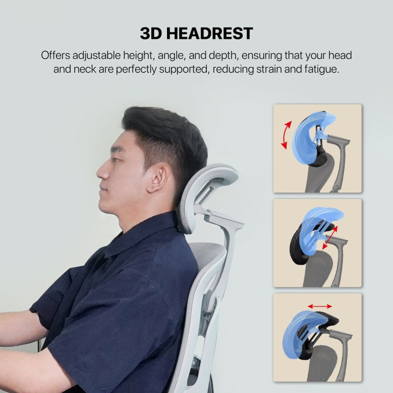 FANTECH OC3 Ergonomic Office Chair -BLACK