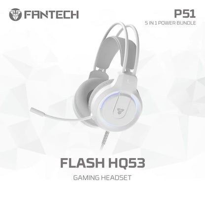 Fantech P51 5 in 1 White Power Bundle