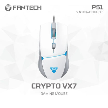 Fantech P51 5 in 1 White Power Bundle