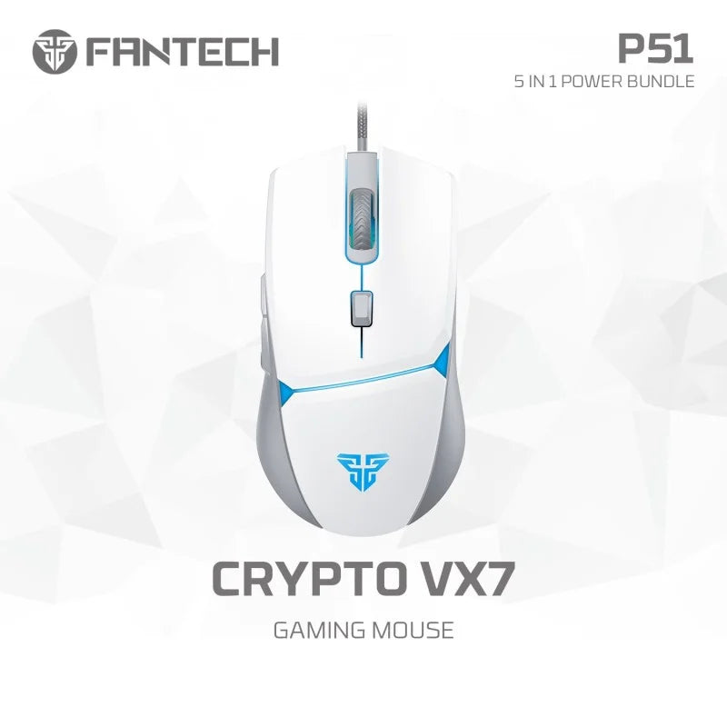 Fantech P51 5 in 1 White Power Bundle