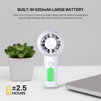 FANTECH PAC1 Portable Cooler, Turbo Fan, 3-Speed Control, Pocket-Sized Design, and Rechargeable Battery Mini fan