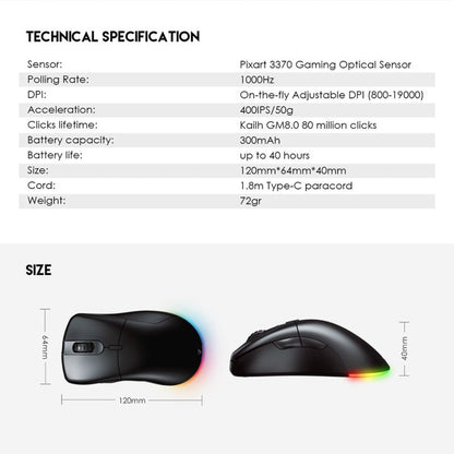 Fantech XD5 HELIOS GO, Dual Mode Wired & Wireless, Ultimate Precision