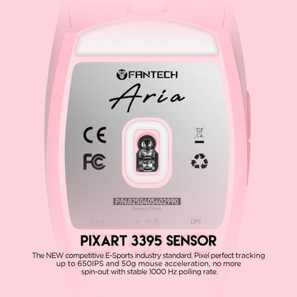 Fantech XD7 Aria GO Mouse, 3 Mode Connection Wired, Bluetooth & Wireless, 26000DPI, Ultra light weight, Built-in Battery