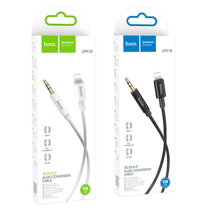 HOCO Cable Lightning male to 3.5mm male “UPA19” audio AUX