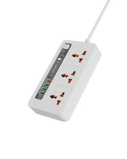 Porodo Multi-Port Power HUB 4 USB-A/USB-C Ultimate Home & Office Kit 2M