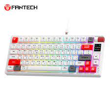 FANTECH MK917 ATOM PRO79, 3 Modes: Bluetooth, Wireless & Wired, Built-in Battery, Mechanical Gaming Keyboard - WHITE