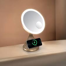 Porodo LED Makeup Mirror With Speaker And Magsafe Charger