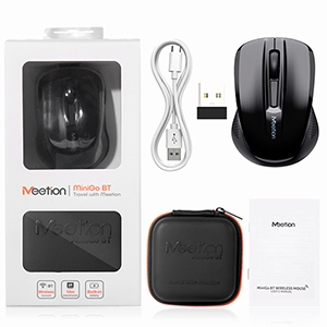 Meetion MT-MiniGo BT Dual Mode Mini Bluetooth 2.4G Wireless Mouse