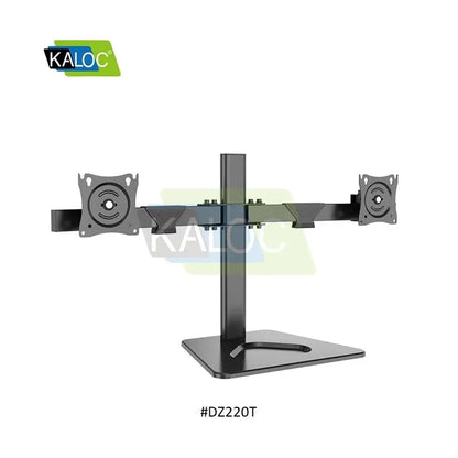 KALOC KLC-DZ220/T Adjustable Horizontal Dual Monitor Arm, for Screens 17 to 27 Inches