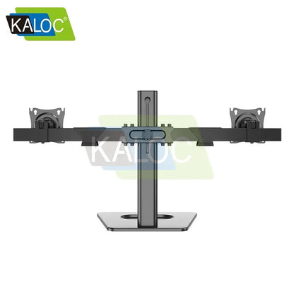 KALOC KLC-DZ220/T Adjustable Horizontal Dual Monitor Arm, for Screens 17 to 27 Inches