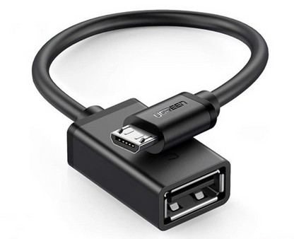 UGreen OTG Cable Adapter From Micro USB Male to USB Female - US133 10396