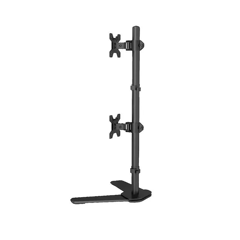 T002 Adjustable Vertical Dual Monitor Arm, for Screens 15 to 30 Inches