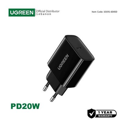 UGREEN  USB-C 20W Charger Adapter - CD137 60450/10191